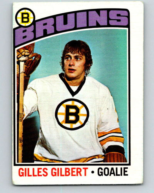 1976-77 O-Pee-Chee #255 Gilles Gilbert  Boston Bruins  V12434