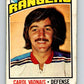 1976-77 O-Pee-Chee #257 Carol Vadnais  New York Rangers  V12641