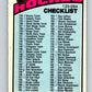 1976-77 O-Pee-Chee #258 Checklist   V12642