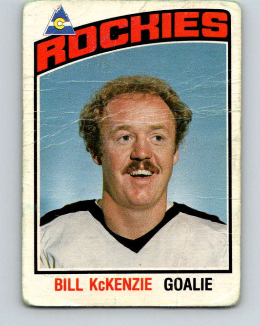 1976-77 O-Pee-Chee #267 Bill McKenzie UER RC Rookie Rockies  V12663