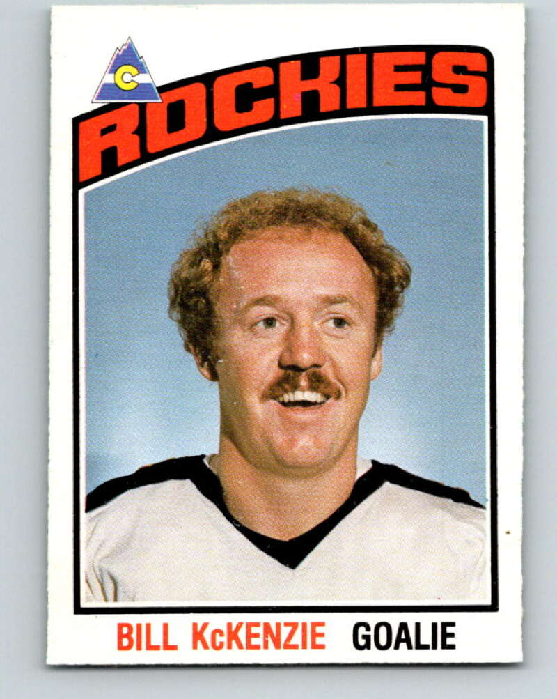 1976-77 O-Pee-Chee #267 Bill McKenzie UER RC Rookie Rockies  V12664