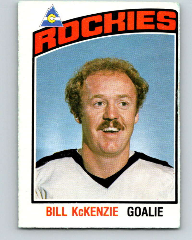 1976-77 O-Pee-Chee #267 Bill McKenzie UER RC Rookie Rockies  V12666