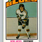 1976-77 O-Pee-Chee #277 Bob Hess  St. Louis Blues  V12685