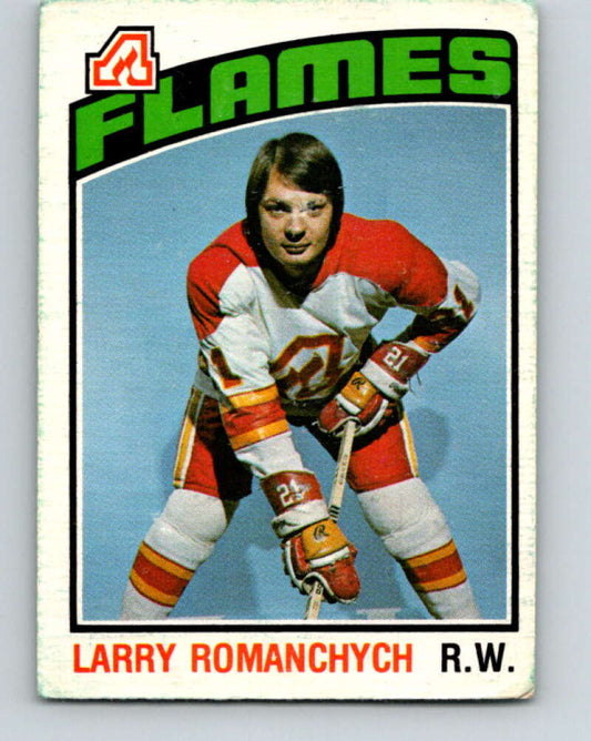 1976-77 O-Pee-Chee #281 Larry Romanchych  Atlanta Flames  V12696