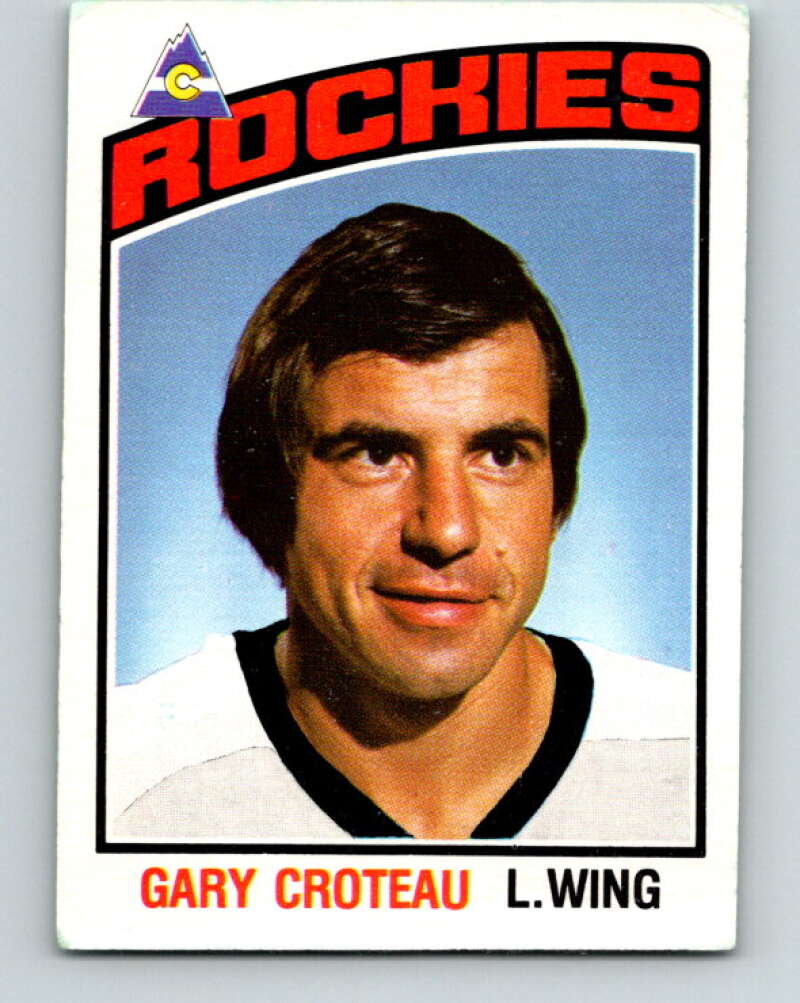 1976-77 O-Pee-Chee #283 Gary Croteau  Colorado Rockies  V12707