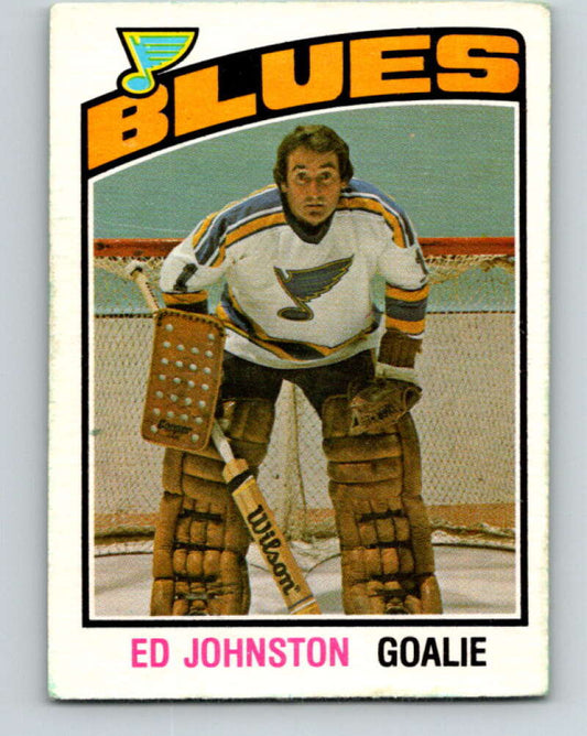 1976-77 O-Pee-Chee #285 Ed Johnston  St. Louis Blues  V12712