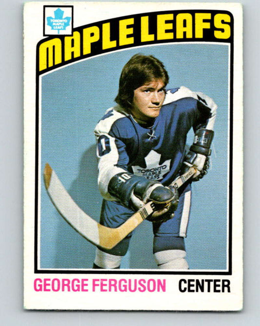 1976-77 O-Pee-Chee #286 George Ferguson  Toronto Maple Leafs  V12715