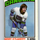 1976-77 O-Pee-Chee #287 Gerry O'Flaherty  Vancouver Canucks  V12720