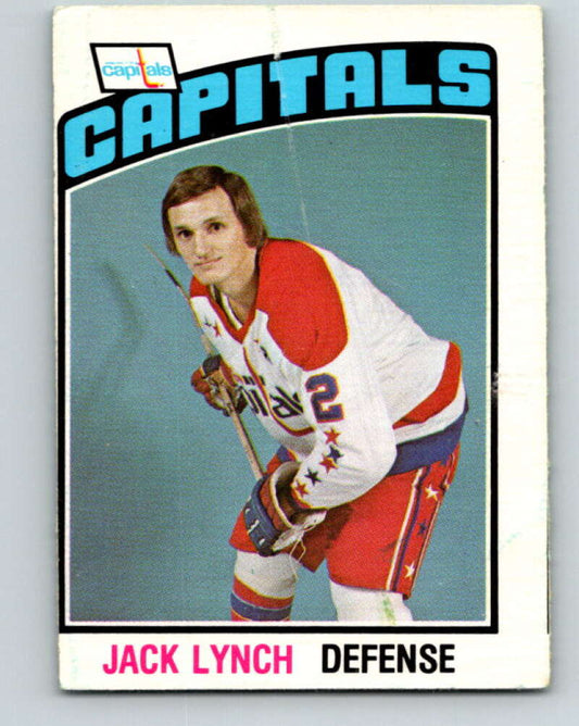 1976-77 O-Pee-Chee #288 Jack Lynch  Washington Capitals  V12721