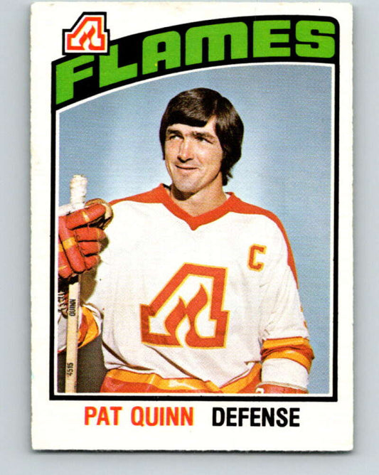 1976-77 O-Pee-Chee #289 Pat Quinn  Atlanta Flames  V12723
