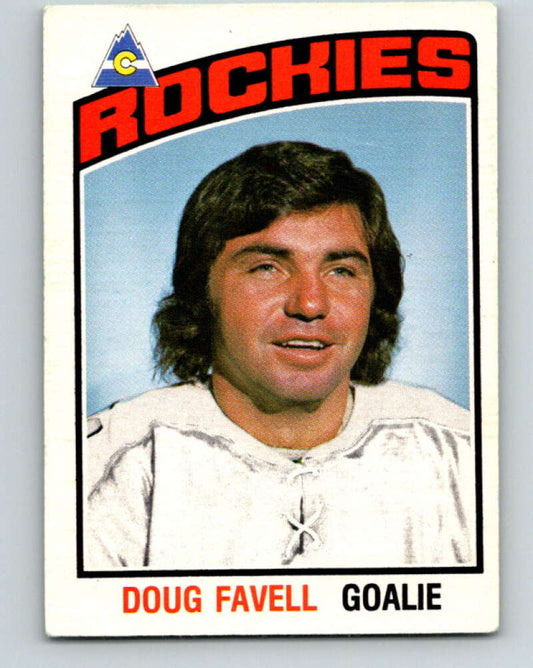 1976-77 O-Pee-Chee #292 Doug Favell  Colorado Rockies  V12728