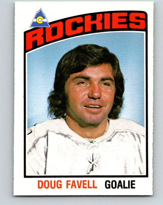 1976-77 O-Pee-Chee #292 Doug Favell  Colorado Rockies  V12730