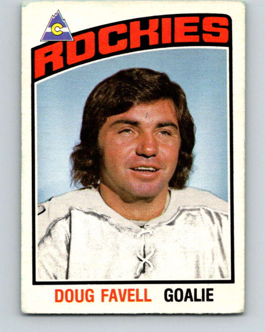 1976-77 O-Pee-Chee #292 Doug Favell  Colorado Rockies  V12731