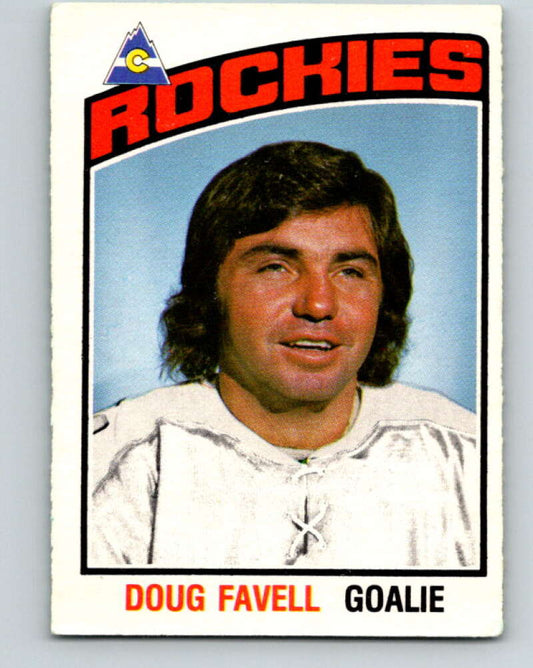 1976-77 O-Pee-Chee #292 Doug Favell  Colorado Rockies  V12732