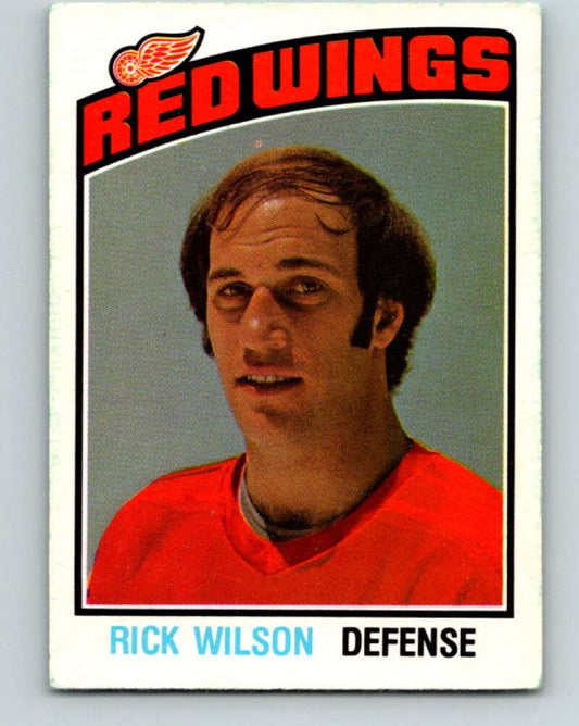 1976-77 O-Pee-Chee #293 Rick Wilson  Detroit Red Wings  V12733