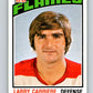 1976-77 O-Pee-Chee #297 Larry Carriere  Atlanta Flames  V12738