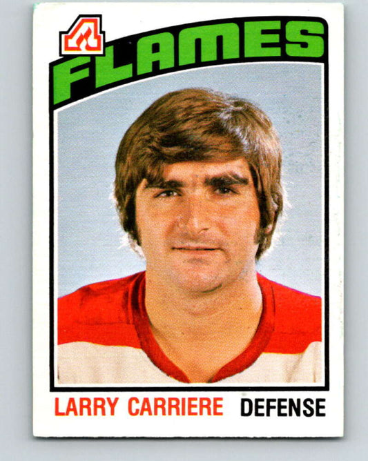 1976-77 O-Pee-Chee #297 Larry Carriere  Atlanta Flames  V12738