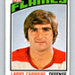 1976-77 O-Pee-Chee #297 Larry Carriere  Atlanta Flames  V12739