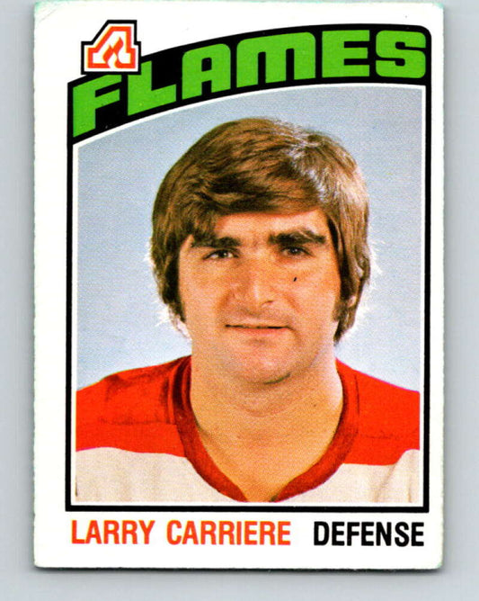 1976-77 O-Pee-Chee #297 Larry Carriere  Atlanta Flames  V12739