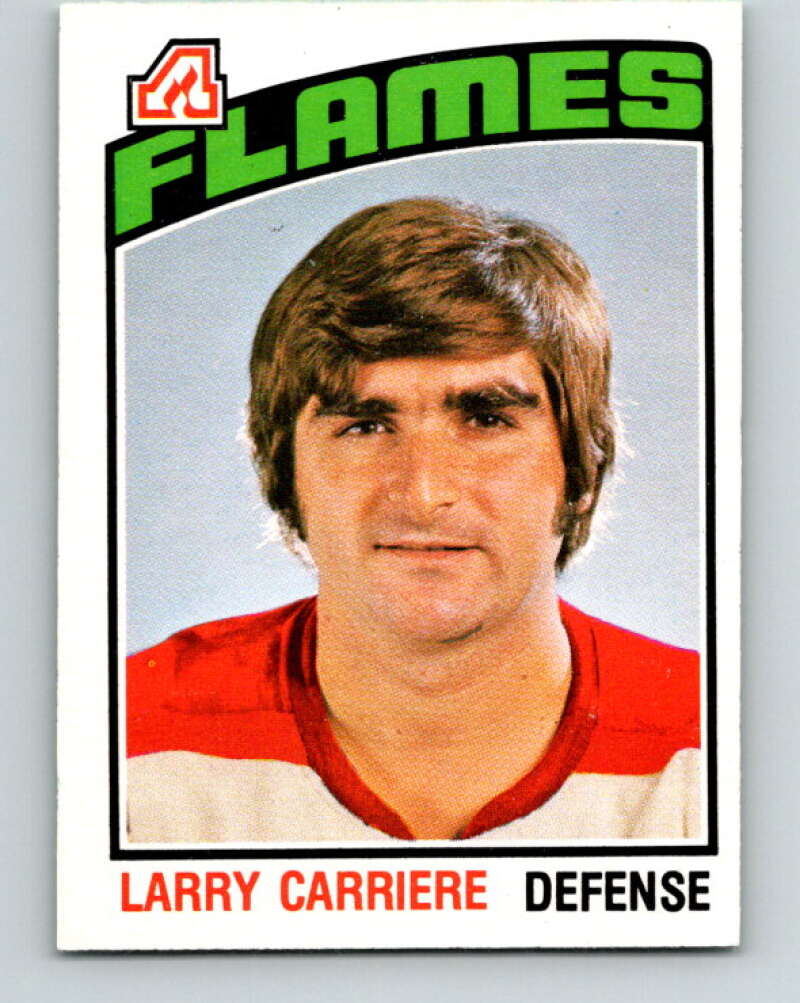 1976-77 O-Pee-Chee #297 Larry Carriere  Atlanta Flames  V12740