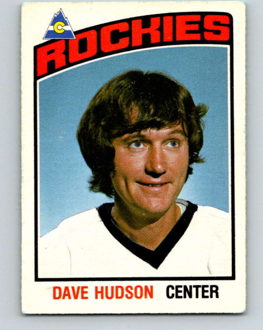 1976-77 O-Pee-Chee #299 Dave Hudson  Colorado Rockies  V12746