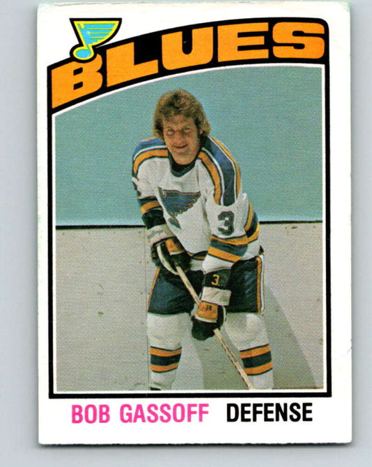 1976-77 O-Pee-Chee #301 Bob Gassoff  St. Louis Blues  V12751