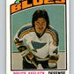 1976-77 O-Pee-Chee #305 Bruce Affleck  RC Rookie St. Louis Blues  V12755