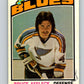 1976-77 O-Pee-Chee #305 Bruce Affleck  RC Rookie St. Louis Blues  V12756