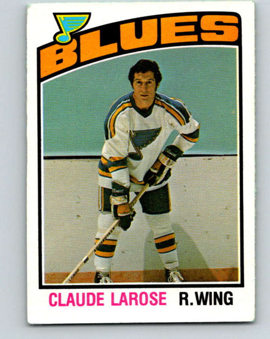 1976-77 O-Pee-Chee #310 Claude Larose  St. Louis Blues  V12763