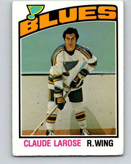 1976-77 O-Pee-Chee #310 Claude Larose  St. Louis Blues  V12765