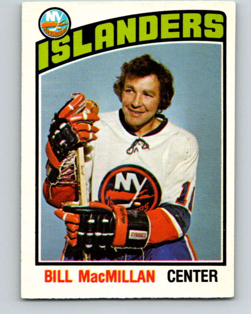 1976-77 O-Pee-Chee #312 Bill MacMillan  New York Islanders  V12770