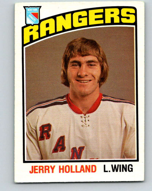 1976-77 O-Pee-Chee #315 Jerry Holland  New York Rangers  V12776