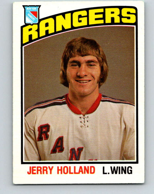 1976-77 O-Pee-Chee #315 Jerry Holland  New York Rangers  V12777