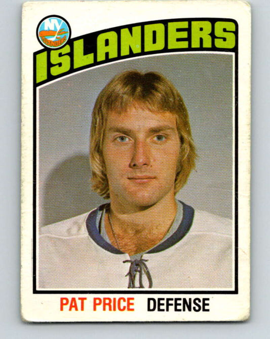 1976-77 O-Pee-Chee #318 Pat Price  RC Rookie New York Islanders  V12786