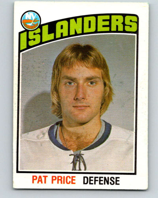 1976-77 O-Pee-Chee #318 Pat Price  RC Rookie New York Islanders  V12787