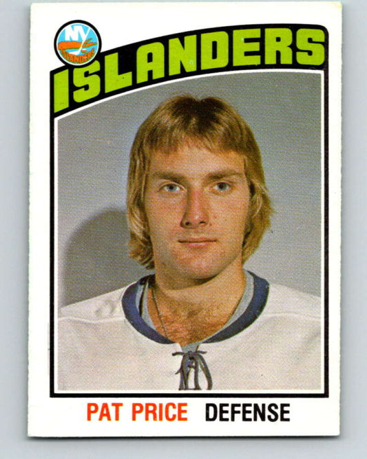 1976-77 O-Pee-Chee #318 Pat Price  RC Rookie New York Islanders  V12789