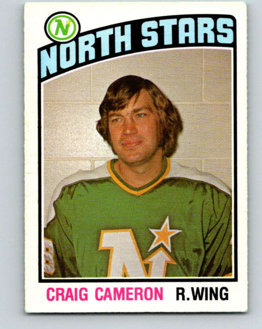 1976-77 O-Pee-Chee #327 Craig Cameron  Minnesota North Stars  V12804