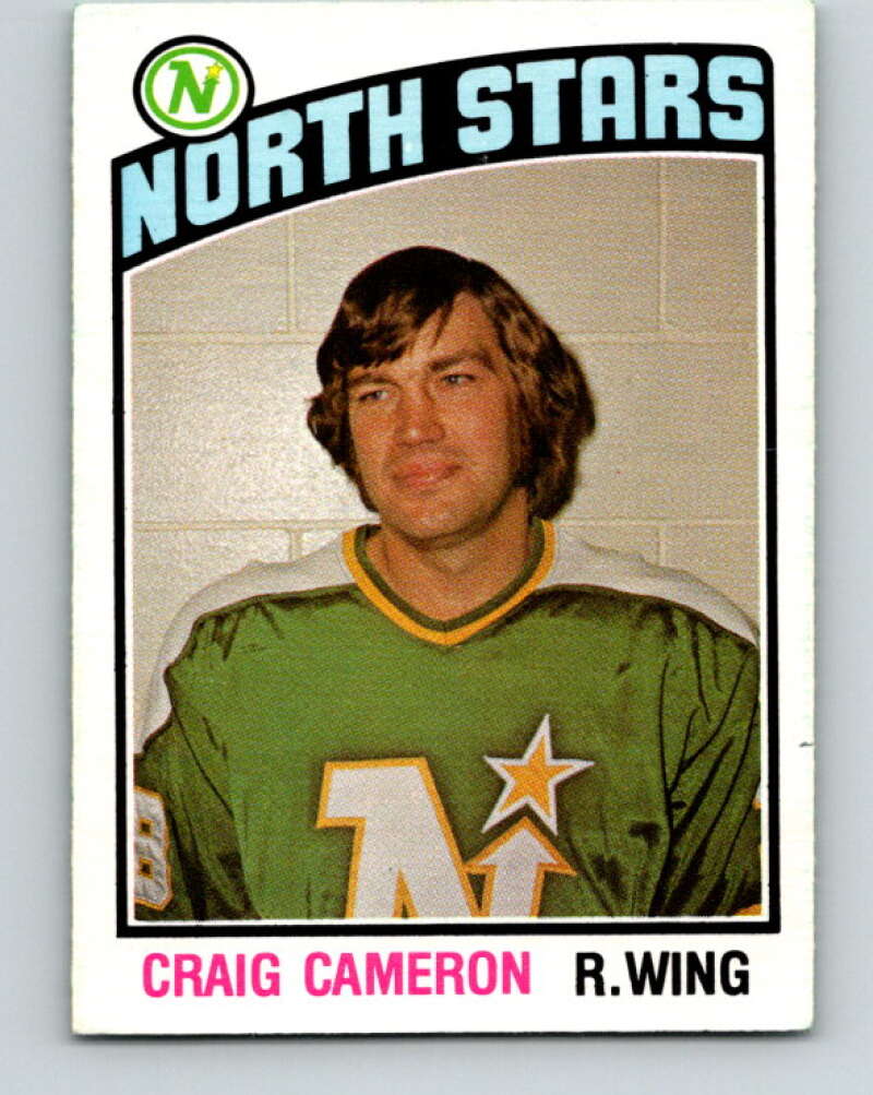 1976-77 O-Pee-Chee #327 Craig Cameron  Minnesota North Stars  V12805