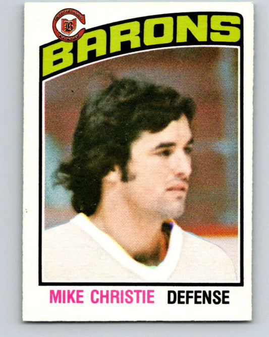 1976-77 O-Pee-Chee #333 Mike Christie  Cleveland Barons  V12819