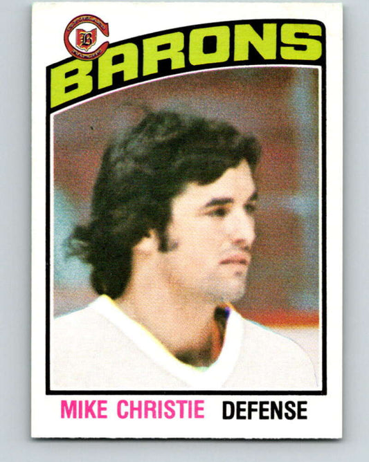 1976-77 O-Pee-Chee #333 Mike Christie  Cleveland Barons  V12820