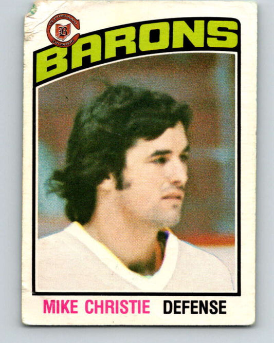1976-77 O-Pee-Chee #333 Mike Christie  Cleveland Barons  V12822
