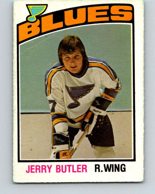 1976-77 O-Pee-Chee #336 Jerry Butler  St. Louis Blues  V12830
