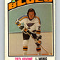 1976-77 O-Pee-Chee #347 Ted Irvine  St. Louis Blues  V12842