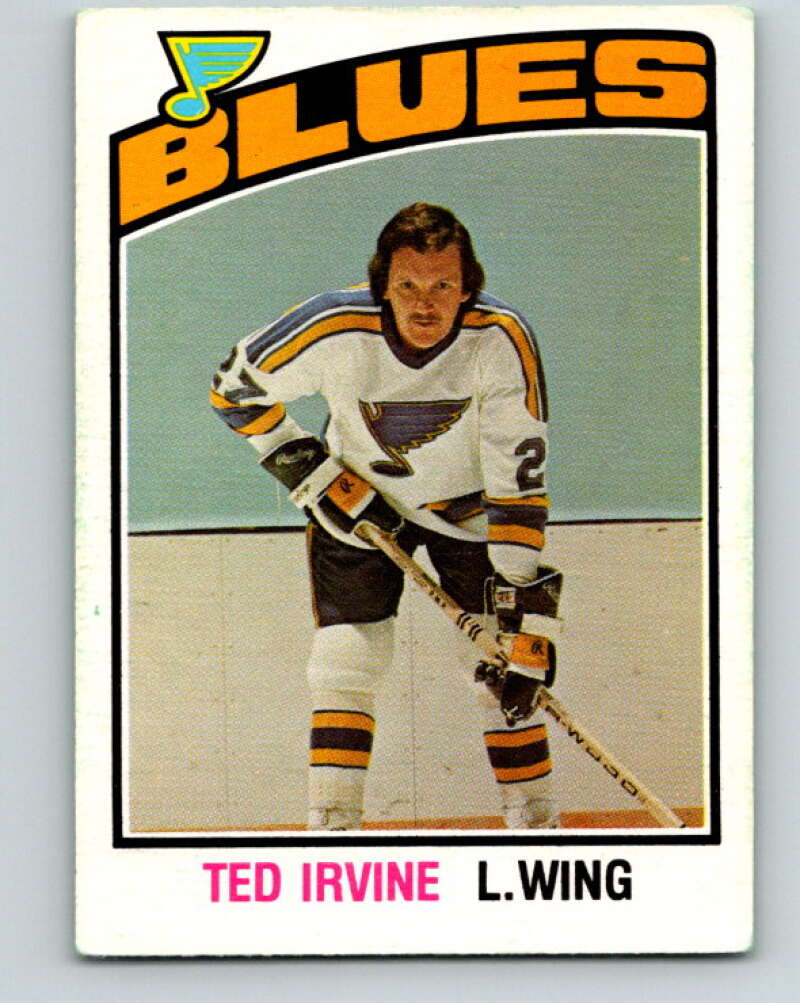 1976-77 O-Pee-Chee #347 Ted Irvine  St. Louis Blues  V12843