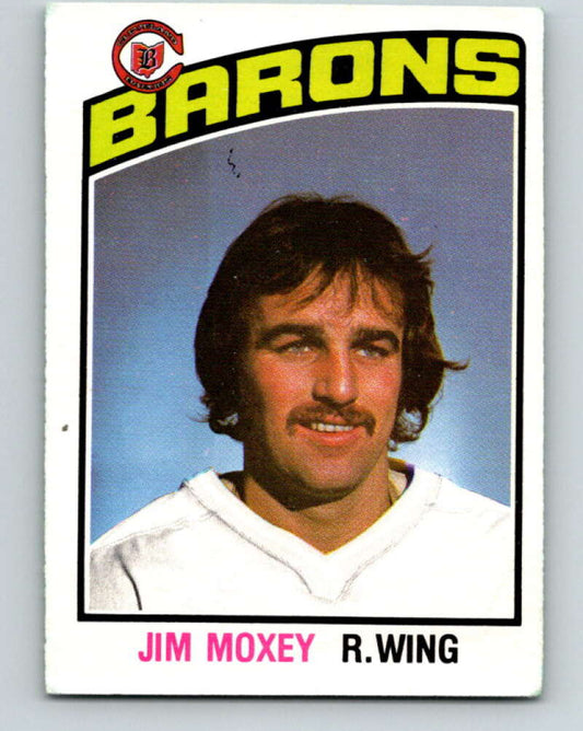 1976-77 O-Pee-Chee #349 Jim Moxey  RC Rookie Cleveland Barons  V12844