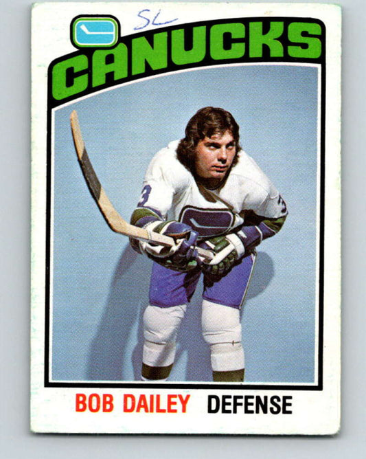 1976-77 O-Pee-Chee #350 Bob Dailey  Vancouver Canucks  V12847