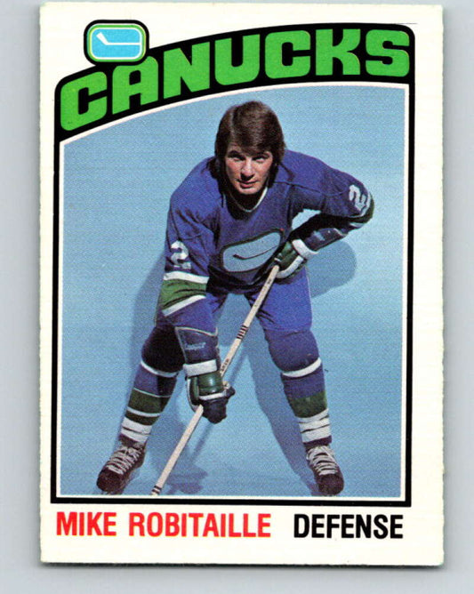 1976-77 O-Pee-Chee #359 Mike Robitaille  Vancouver Canucks  V12868