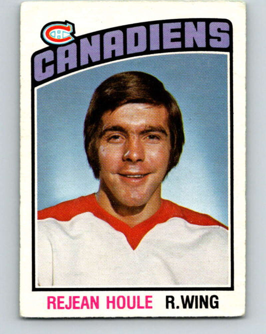 1976-77 O-Pee-Chee #360 Rejean Houle  Montreal Canadiens  V12872