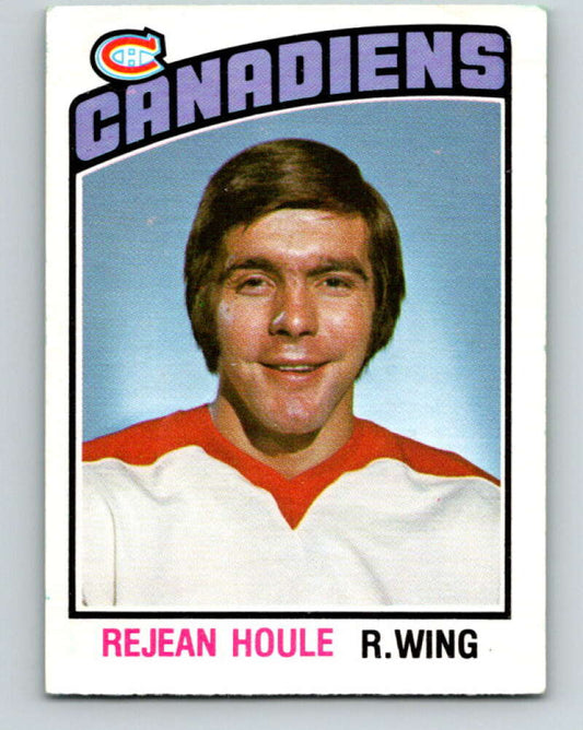 1976-77 O-Pee-Chee #360 Rejean Houle  Montreal Canadiens  V12873