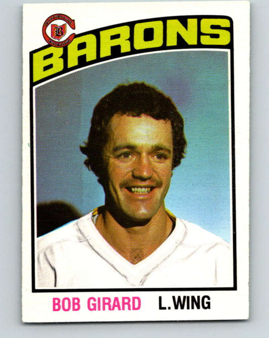1976-77 O-Pee-Chee #362 Bob Girard  RC Rookie Cleveland Barons  V12877